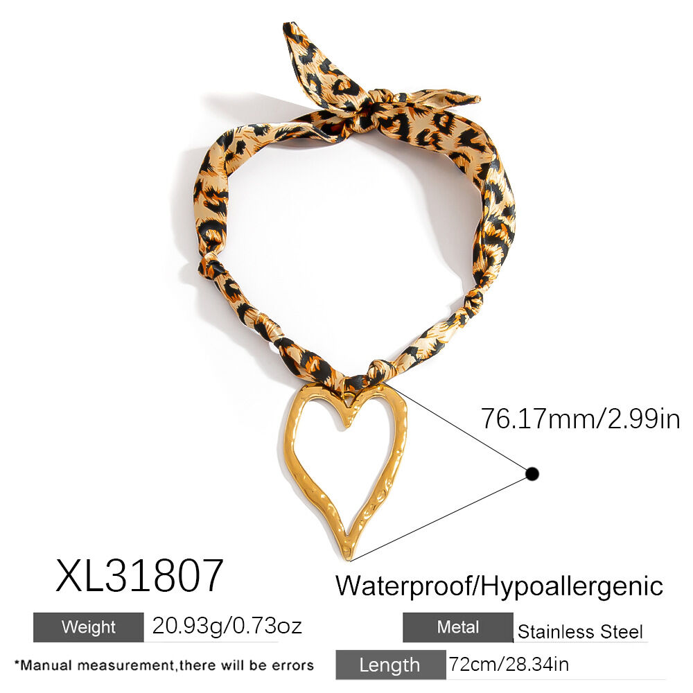 Colliers à pendentif élégants en soie pour femmes, série simple, 1 pièce Image2
