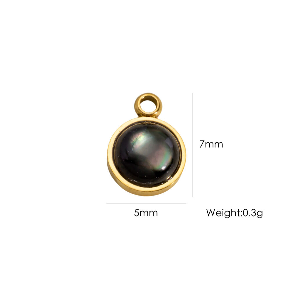 1 Piece Romantic Cute Animal Fruit Chili Stainless Steel Waterproof Women's Pendants h5