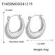 F1430-Steel Earrings Picture2