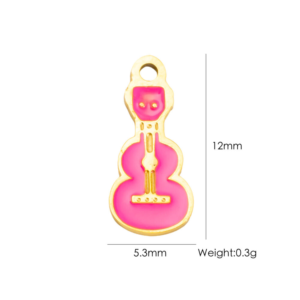 Classic Cute and Versatile Stainless Steel Waterproof DIY Pendant 