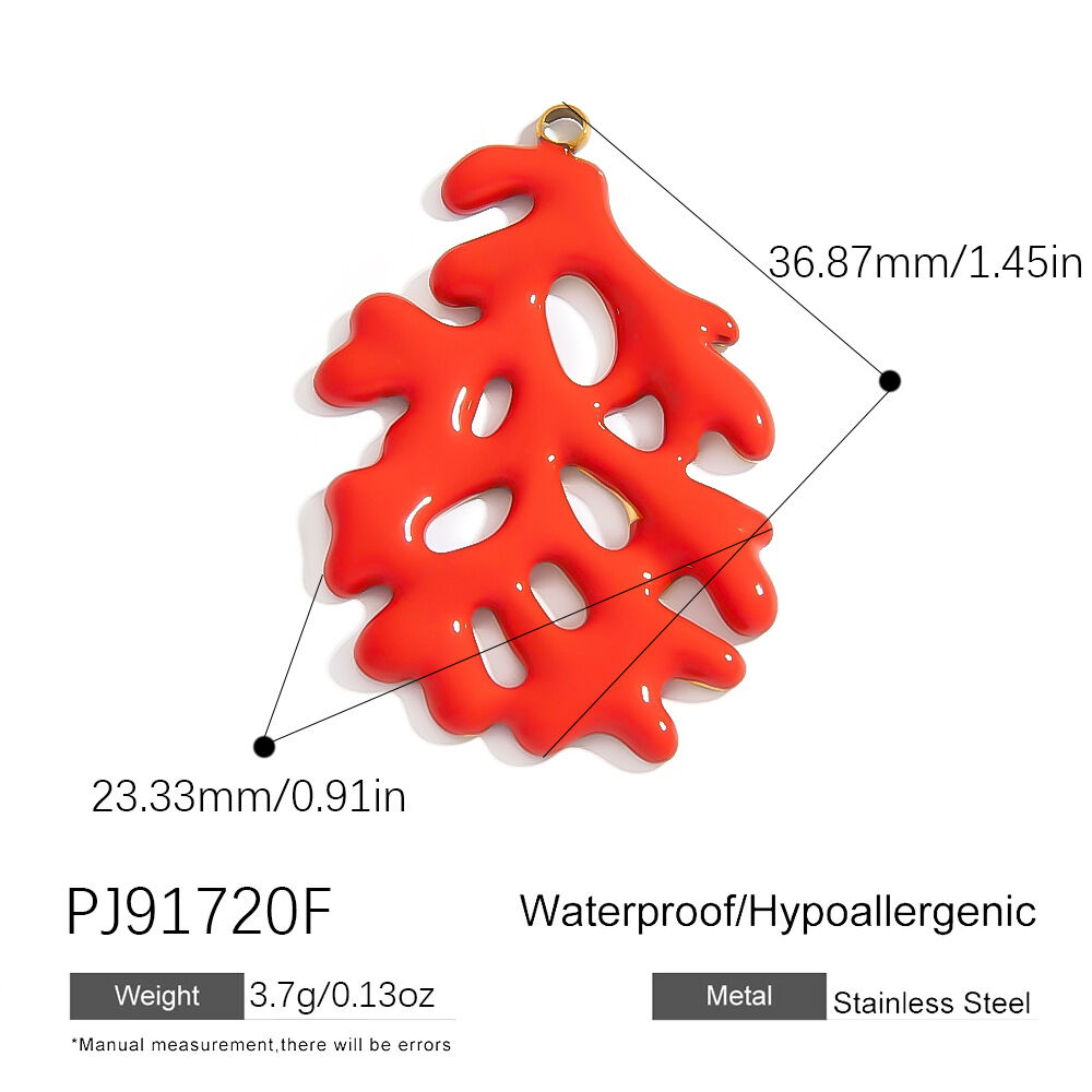 1 Piece Oceanic Stainless Steel Waterproof Gold Color DIY Pendant Picture2