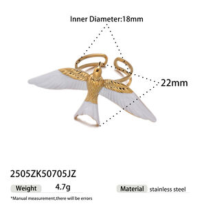 Birds Stainless Steel Waterproof Earrings Set h5