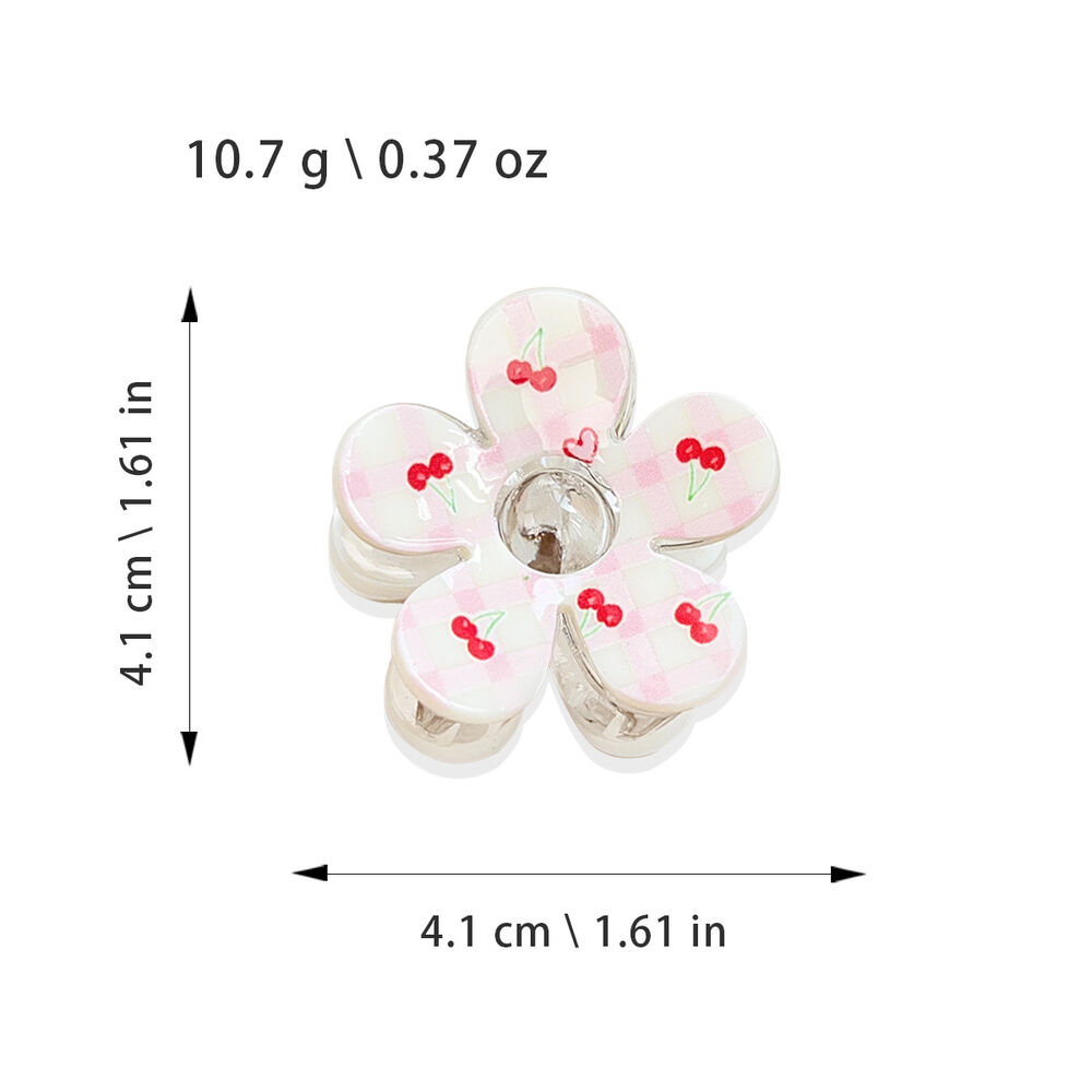 1 Piece Romantic Series Sweet Flower Plastic Women's Hair Claws h5Picture5