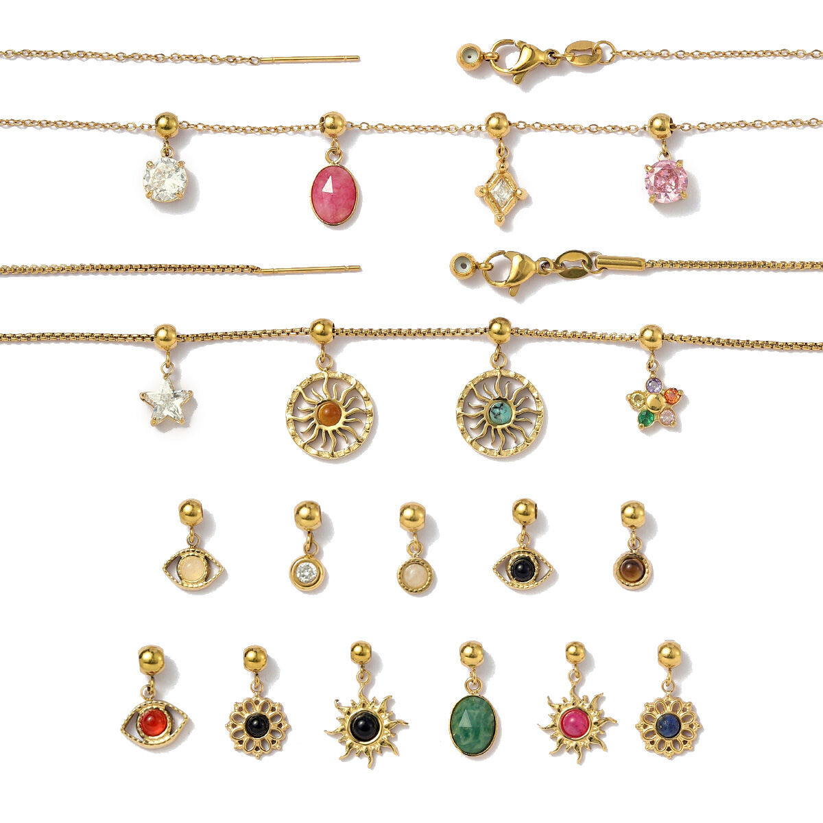 1 Piece Delicate Natural Stones Women's Pendants h5 Picture4