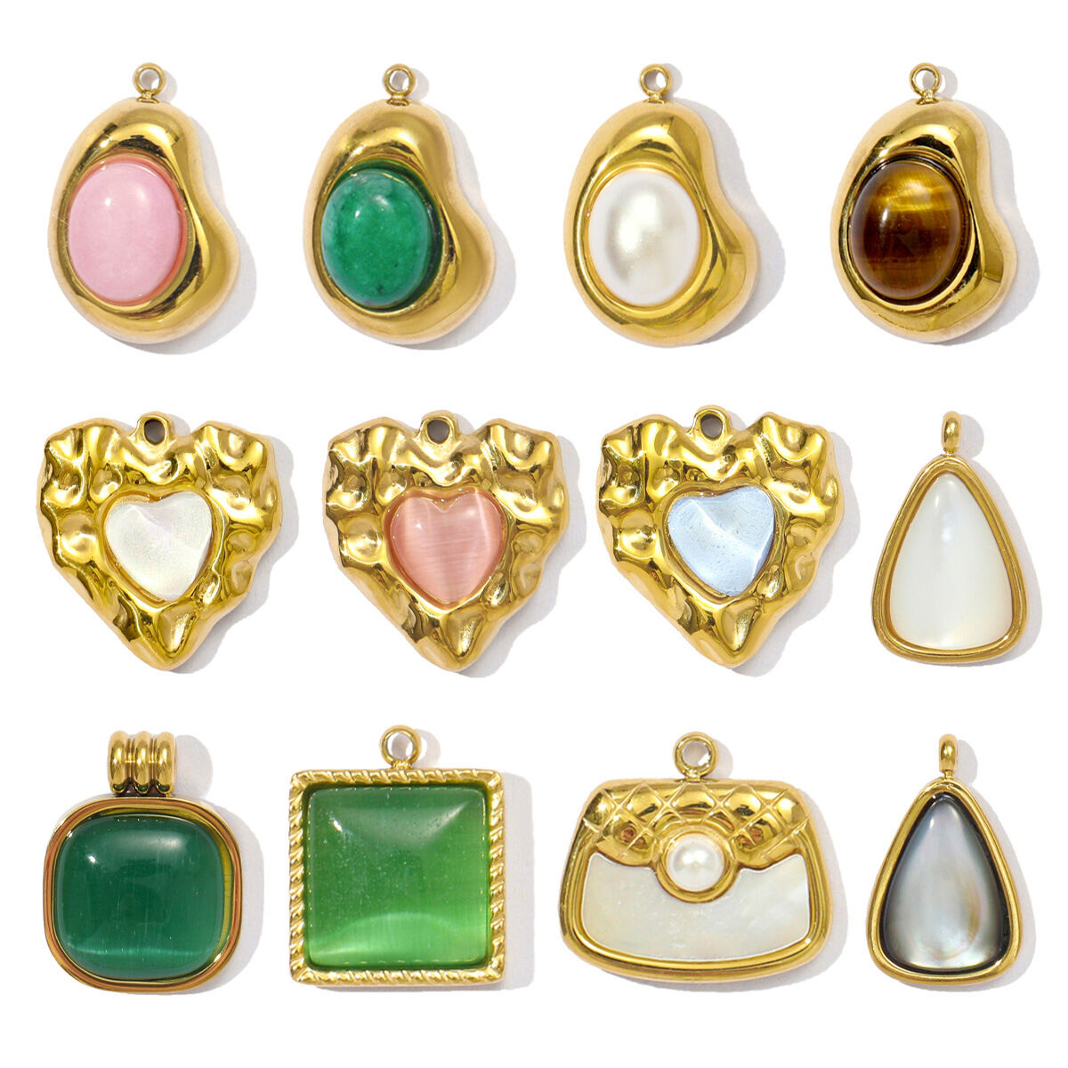 1 Piece Retro Droplet Natural Stones Women's Pendants h5 Picture5