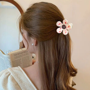 1 Piece Romantic Series Sweet Flower Plastic Women's Hair Claws h5 Picture4