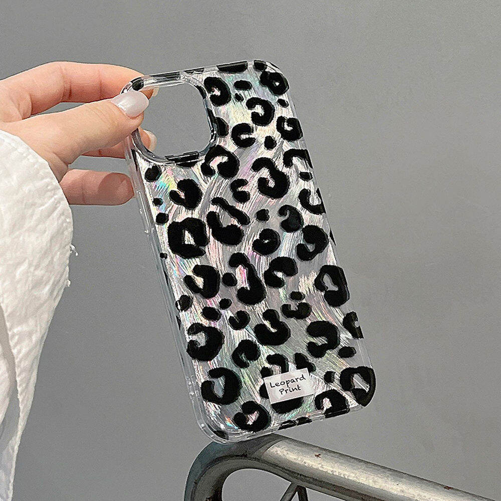 1 Pair TPU Fashionable and Versatile Leopard Print Phone Case h5Picture4