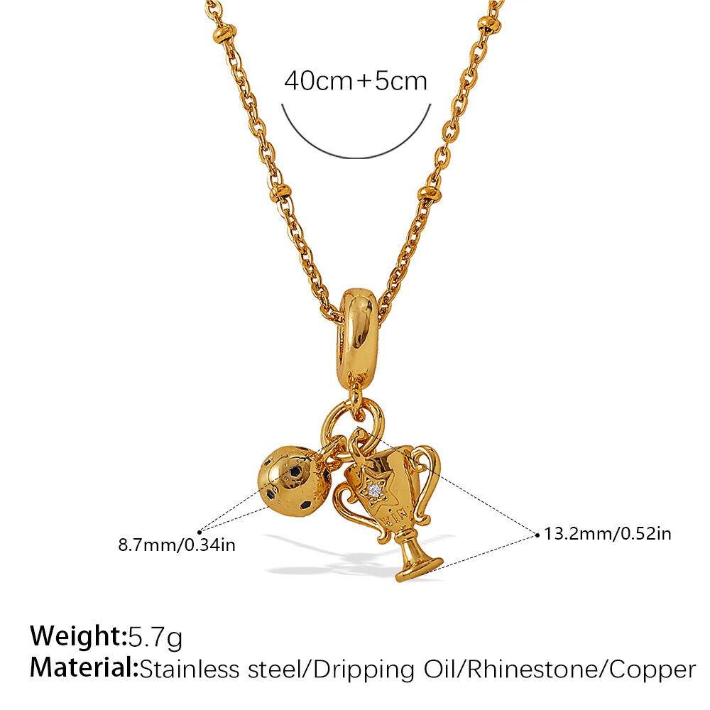 Pj842G-Xl570G1.5Mm Side Bead Necklace Picture5