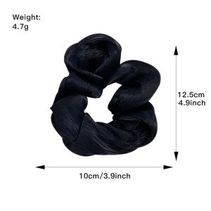 1 Piece Daily Solid Color Synthetic Fiber Women's Scrunchies h5 Picture5