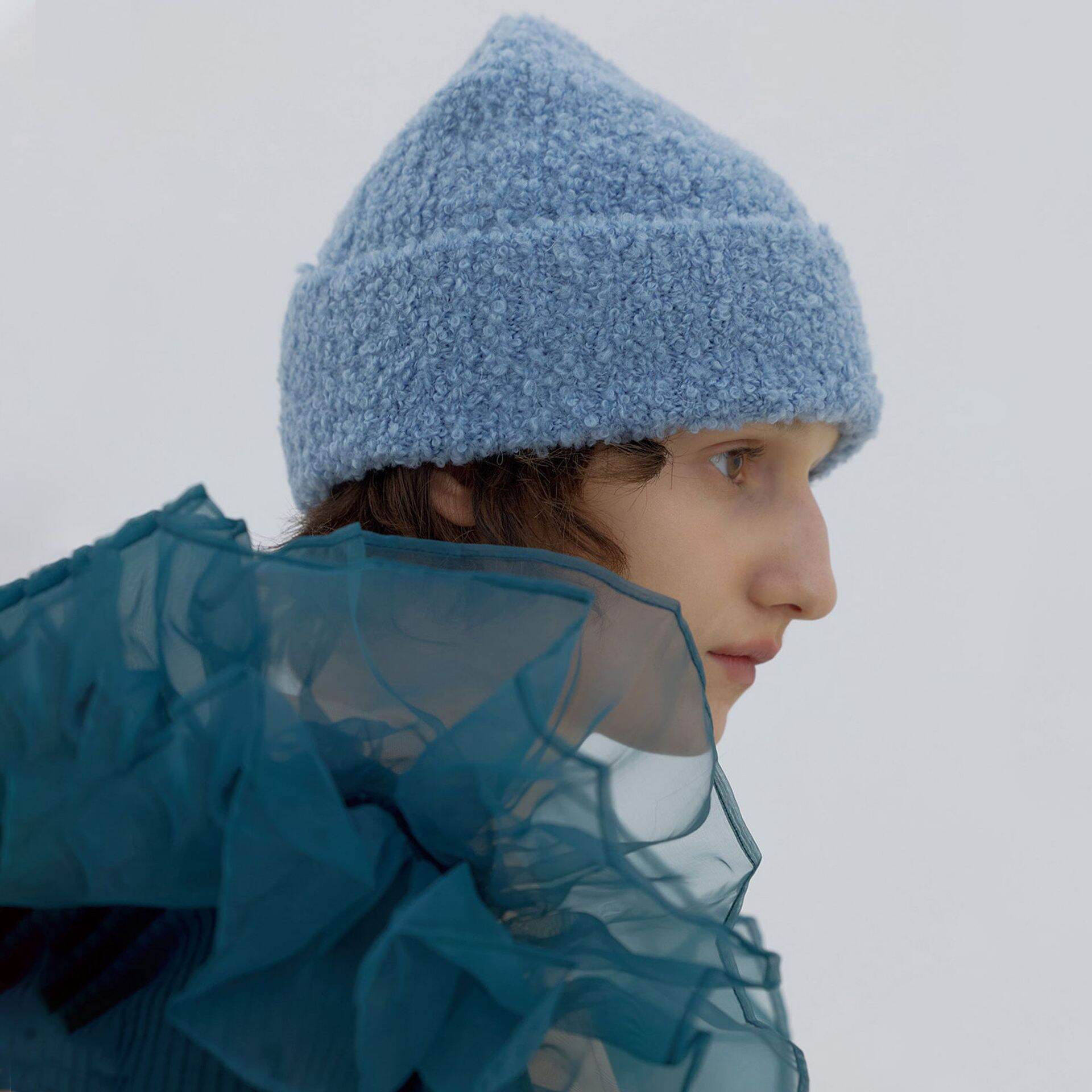 1 Piece Plush Solid Color Polyester Women's Hats