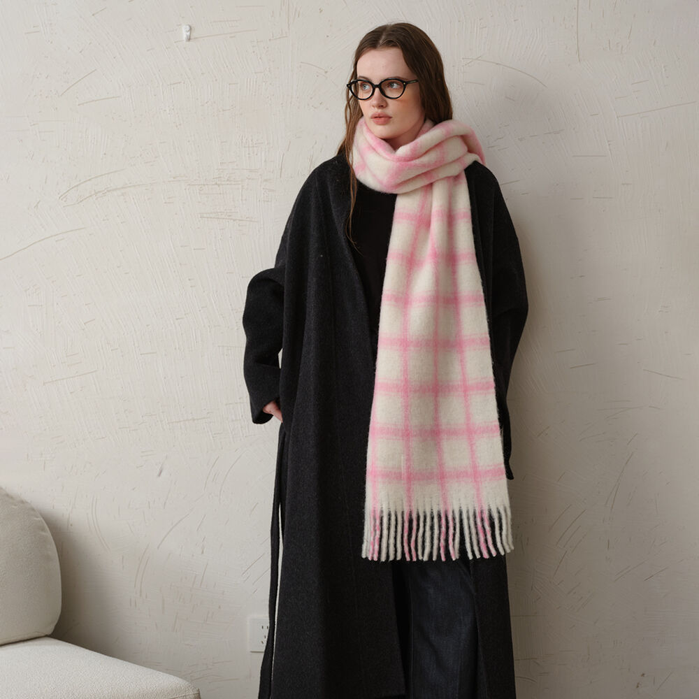 1 Piece Plaid Women's Winter Scarve h5Picture2
