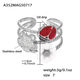 A352-Steel Small Daisy Ring/No.7 Picture2