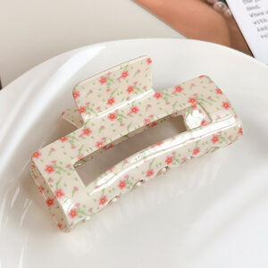 1 Piece Romantic Flower Acrylic Women's Hair Claws h5