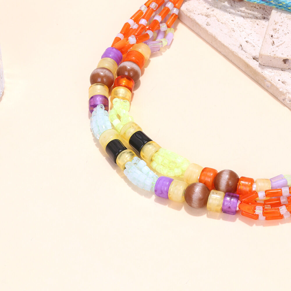 1 Piece Colorful Beaded Necklace h5 Picture5