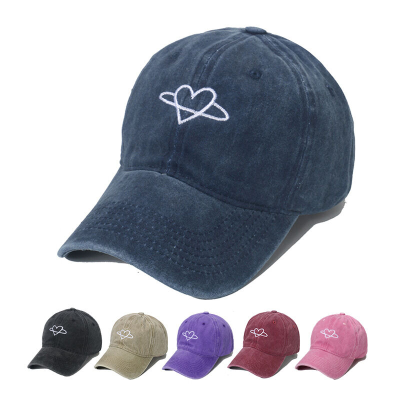 1 Adet Simple Series Simple Heart Pamuklu Kadın Şapkaları