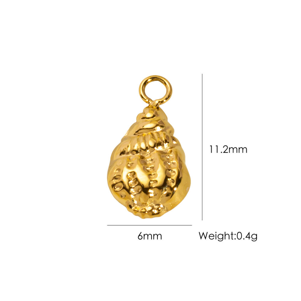 1 paio di pendenti da donna impermeabili in acciaio inossidabile a forma di ferro di cavallo, serie semplice e carina