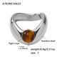 A782-Steel Tiger Eye Ring/No.7 Picture11