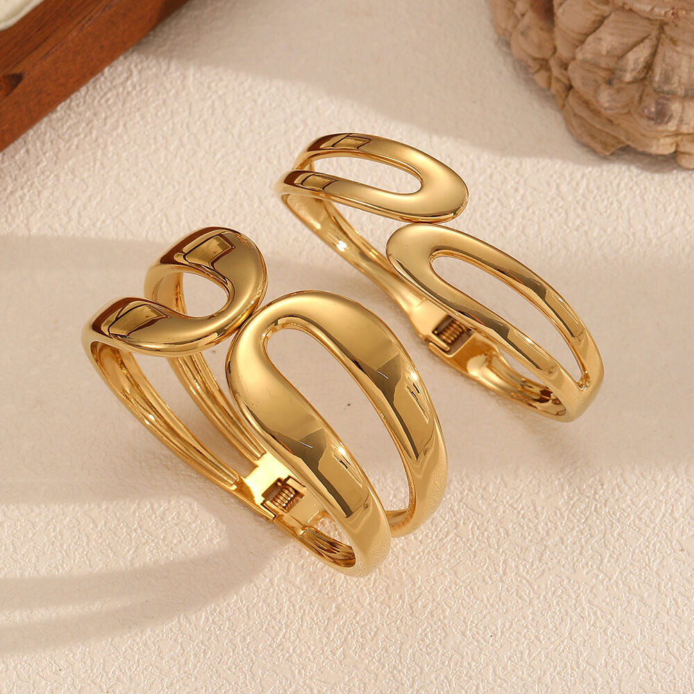Brazalete de acero inoxidable resistente al agua de 1 pieza h5 Imagen2
