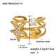 A867-Golden Starfish Zircon Ring/No.7 Picture7