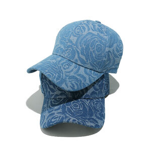 1 pieza de sombreros de algodón para mujer con diseño retro de flores de serie simple h5 Imagen2