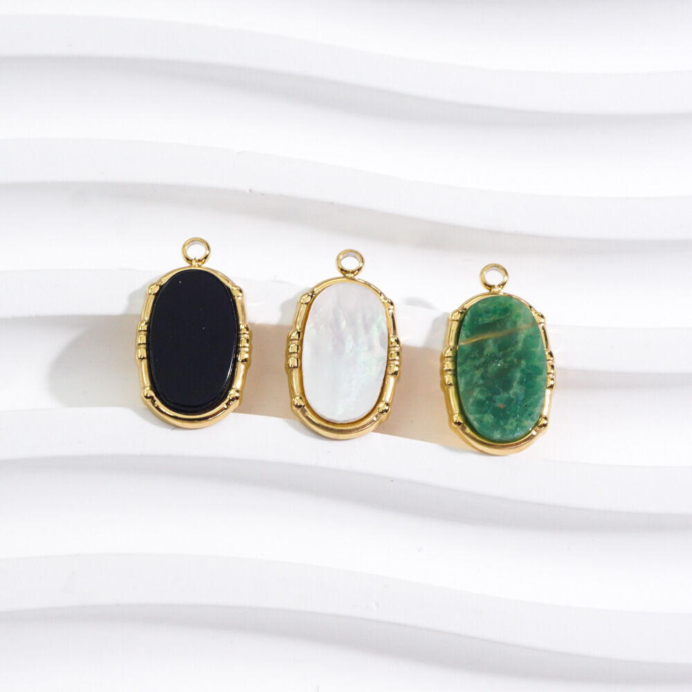 1 Piece Simple Series Retro Irregular Shape Natural Stones Women's Pendants h5 Picture4