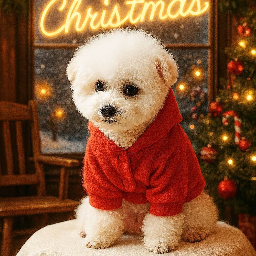 1 stuk schattige kersttrui met huisdiermotief h5Afbeelding4