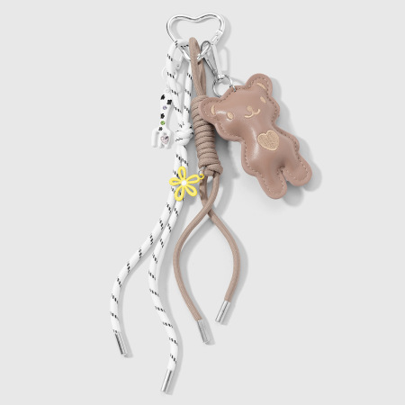 1 stuk hartvormige kralenketting voor tassen