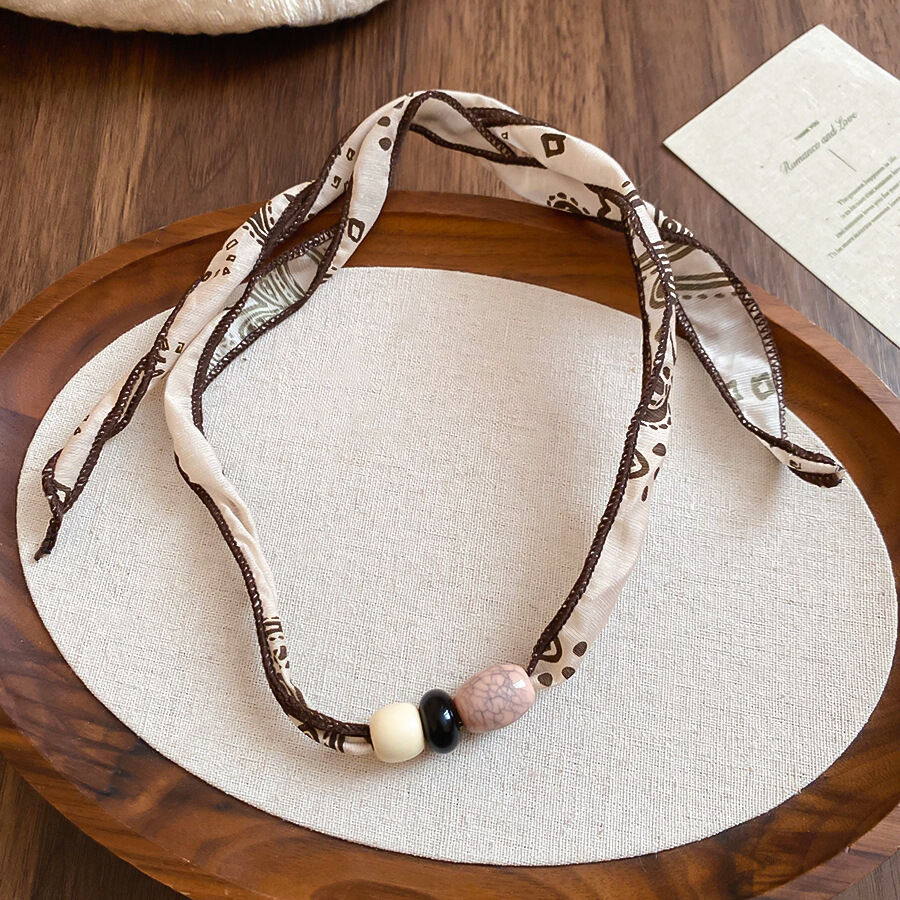 1 stuk Paisley-patroon lange ketting h5 Afbeelding3