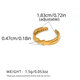 Gold Color/One Size/Ring Style 2 Picture2