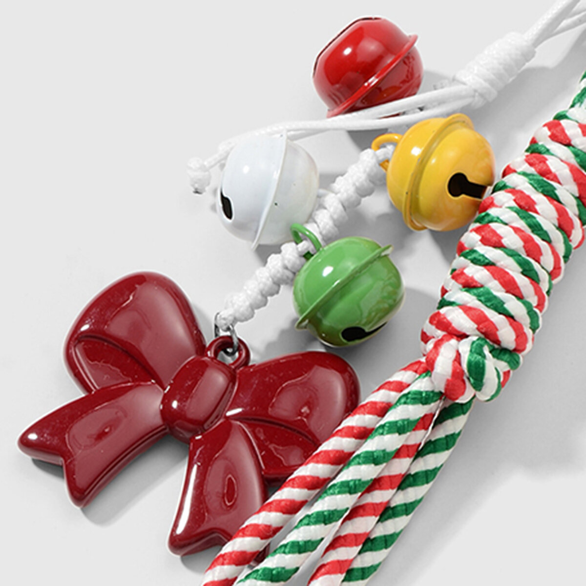 1 Piece Cute Heart Bow Knot Christmas Bag Charm h5 Picture5