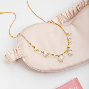 1 Piece Elegant Tassel Stainless Steel Waterproof Gold Color Women's Pendant Necklaces h5 Picture5