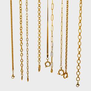1 Piece Simple Daily Chain Stainless Steel Waterproof Women's Chain Necklaces h5 Picture3