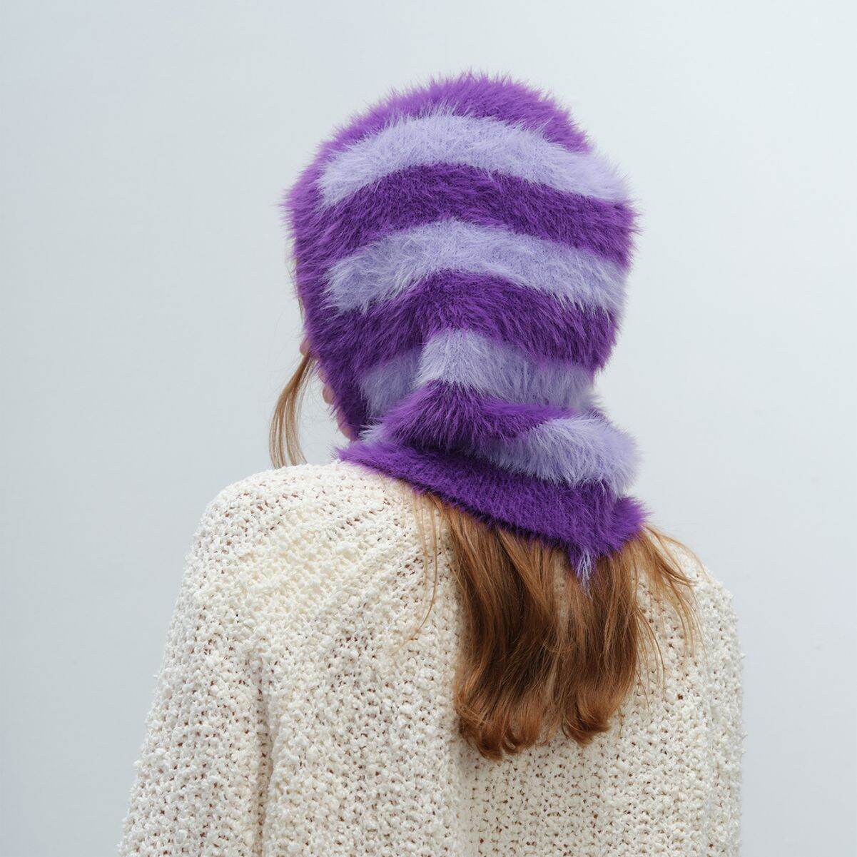 1 Piece Classic Stripe Synthetic Fiber Women's Hats 2