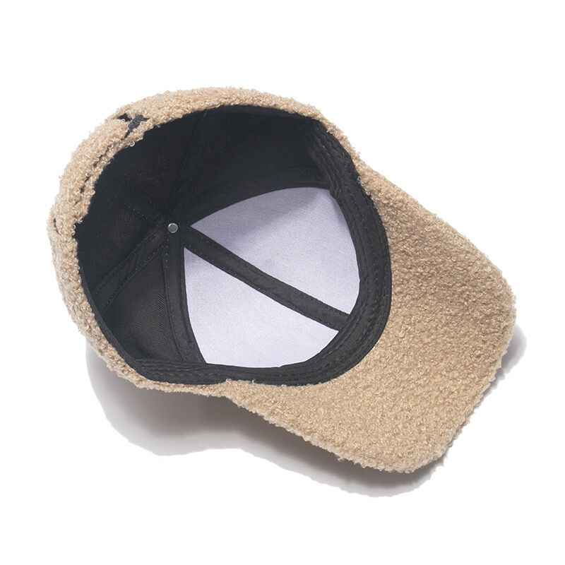1 Piece Simple Solid Color Plush Women's Hat h5 Picture5