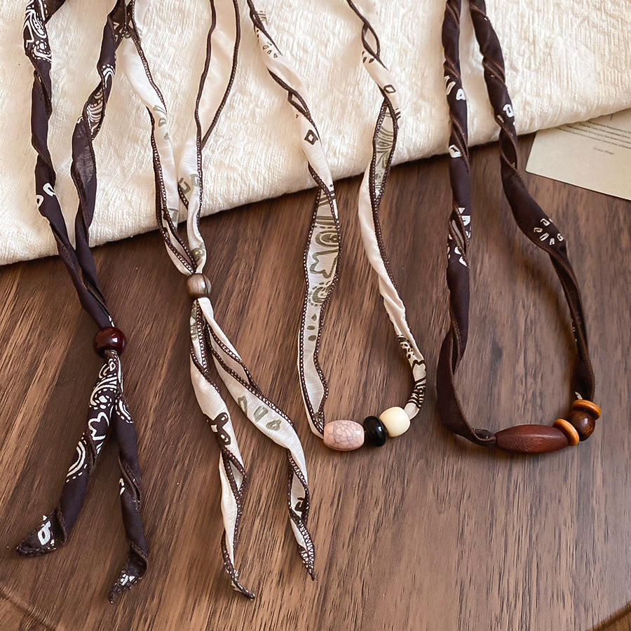 1 stuk Paisley-patroon lange ketting Afbeelding2