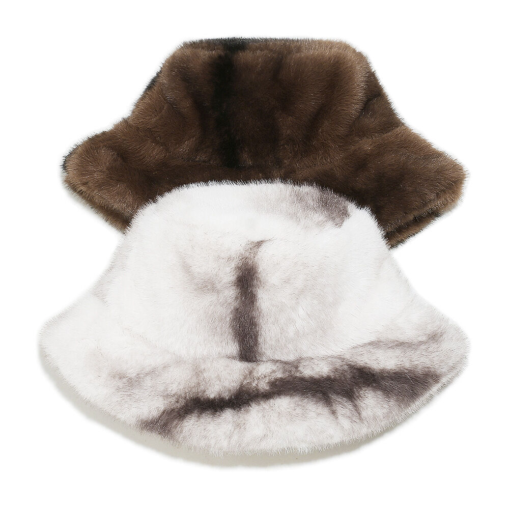 1 Piece Color-blocked Plush Fisherman's Hat h5 Picture3