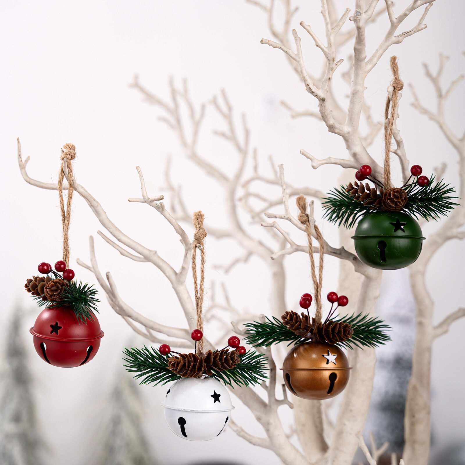 Christmas Tree Bell Pendant 2