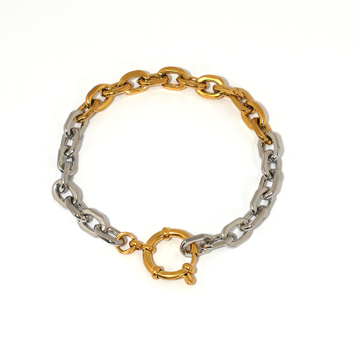 Gold- und Silberfarbe/Einheitsgröße/Armband B Bild2