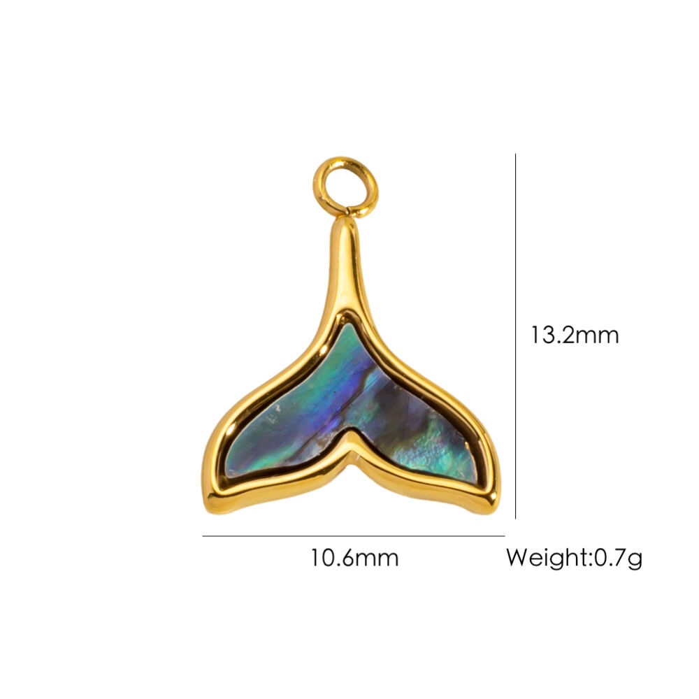1 Piece DIY Cute Irregular Shape Animal Stainless Steel Waterproof Women's Pendants h5