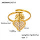 A800-Gold Heart Ring/No.7 Picture5