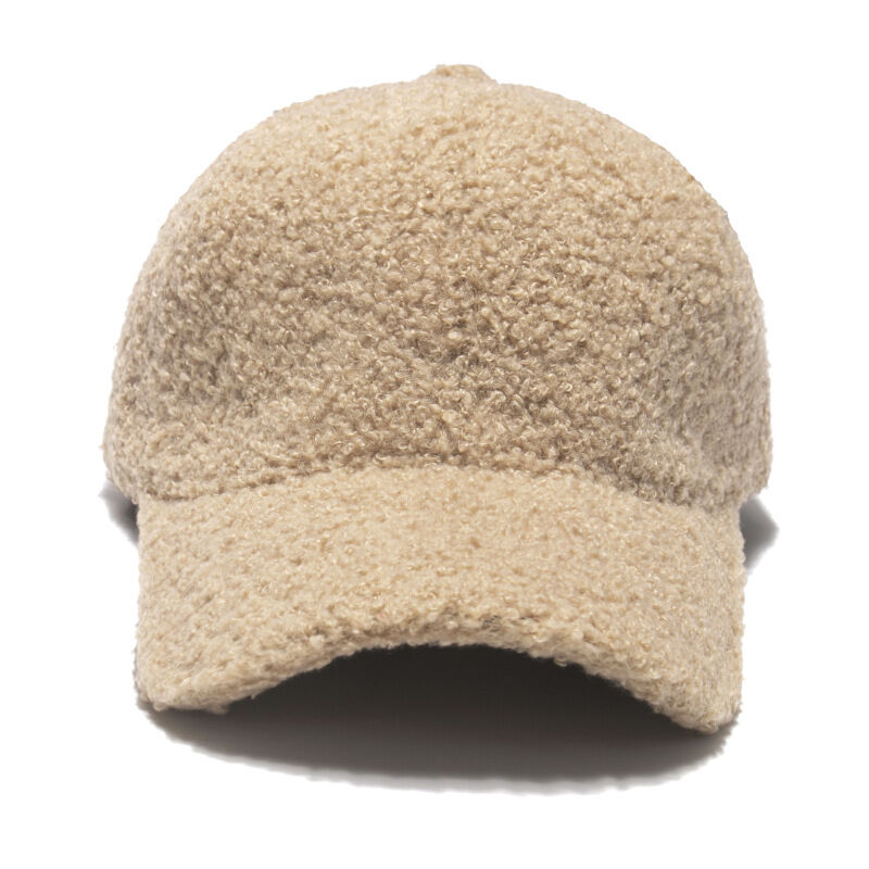 1 Piece Simple Solid Color Plush Women's Hat Picture3