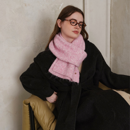 Sciarpa invernale da donna in poliestere scozzese elegante, 1 pezzo