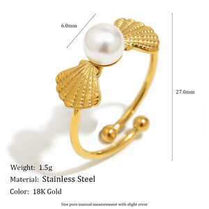 1 Piece Classic Bow Knot Stainless Steel Waterproof Gold Color Statement Rings h5 Picture2