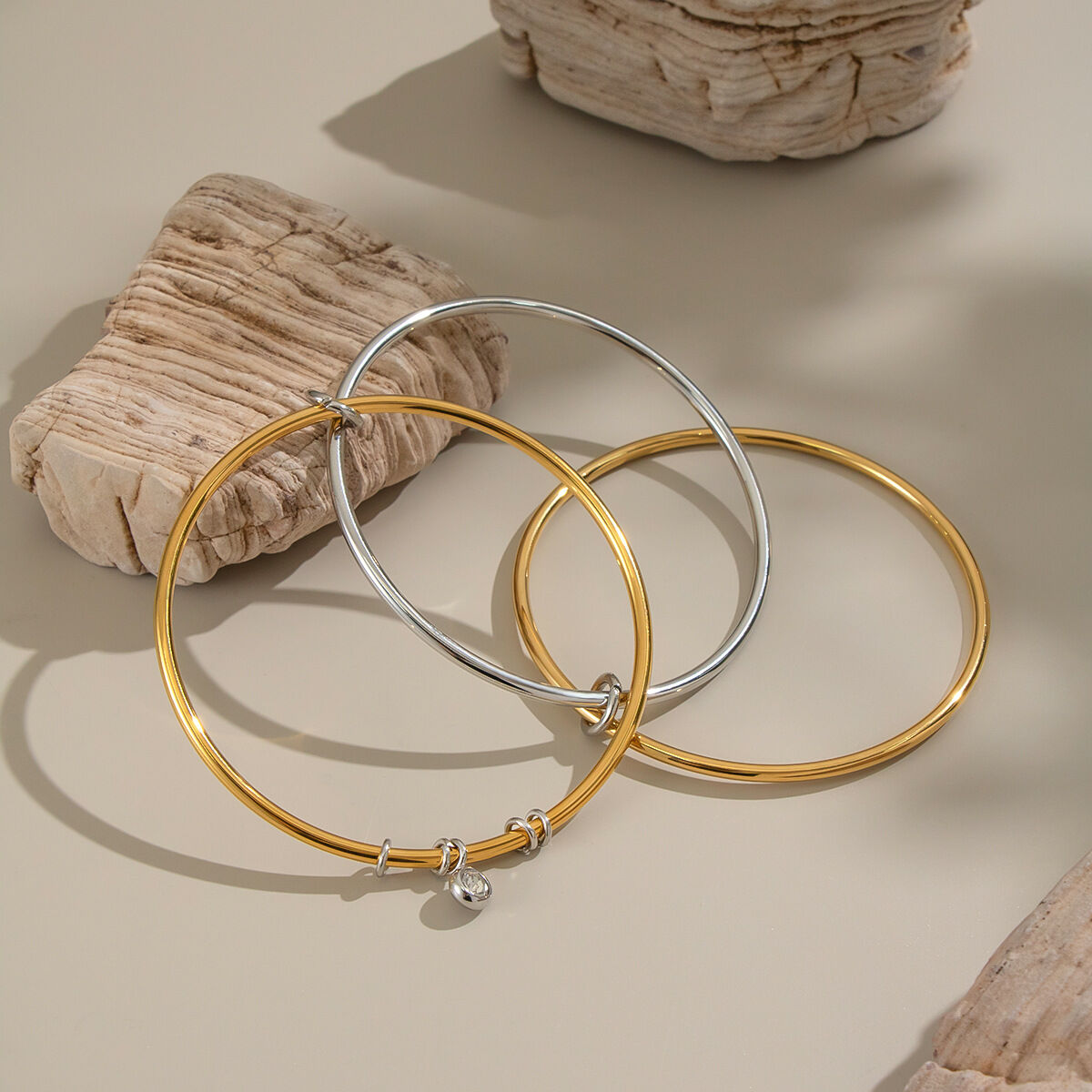 Bracelet étanche en acier inoxydable (1 pièce), couleurs assorties 2