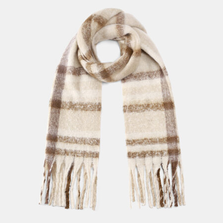 1 Piece Simple Plaid Rayon Women's Winter Scarves