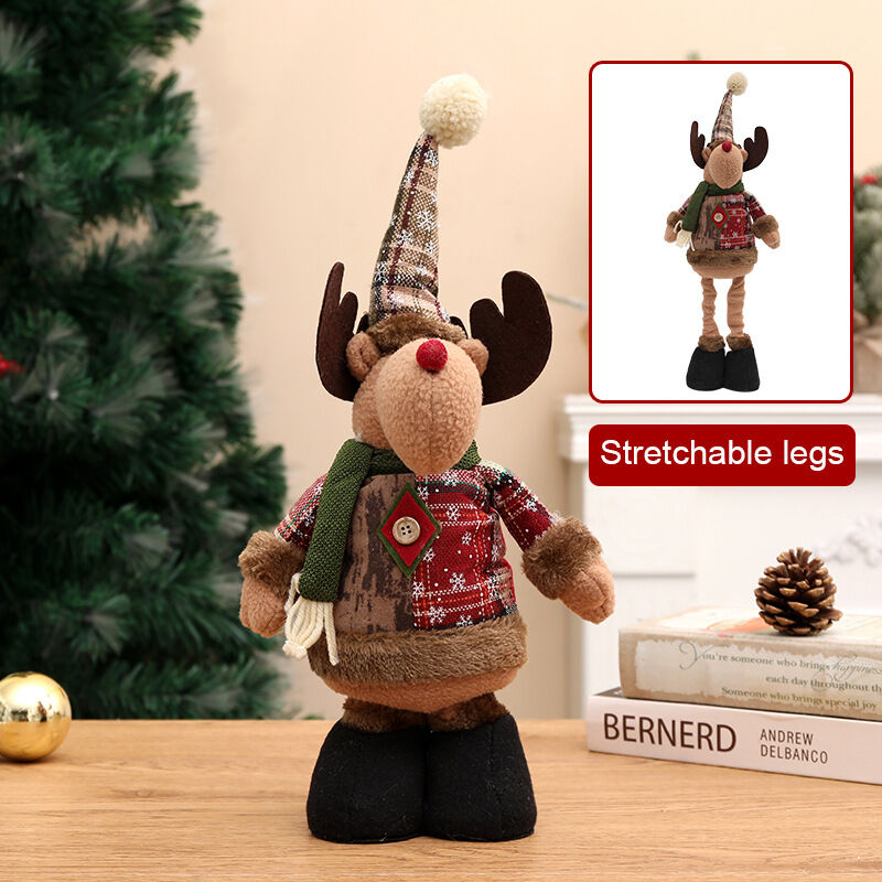 1 Parça Noel Esnek Peluş Oyuncak Dekoratif Ürün h5 