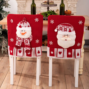 1 stuk kerstdecoratieve stoelhoes h5 Afbeelding3