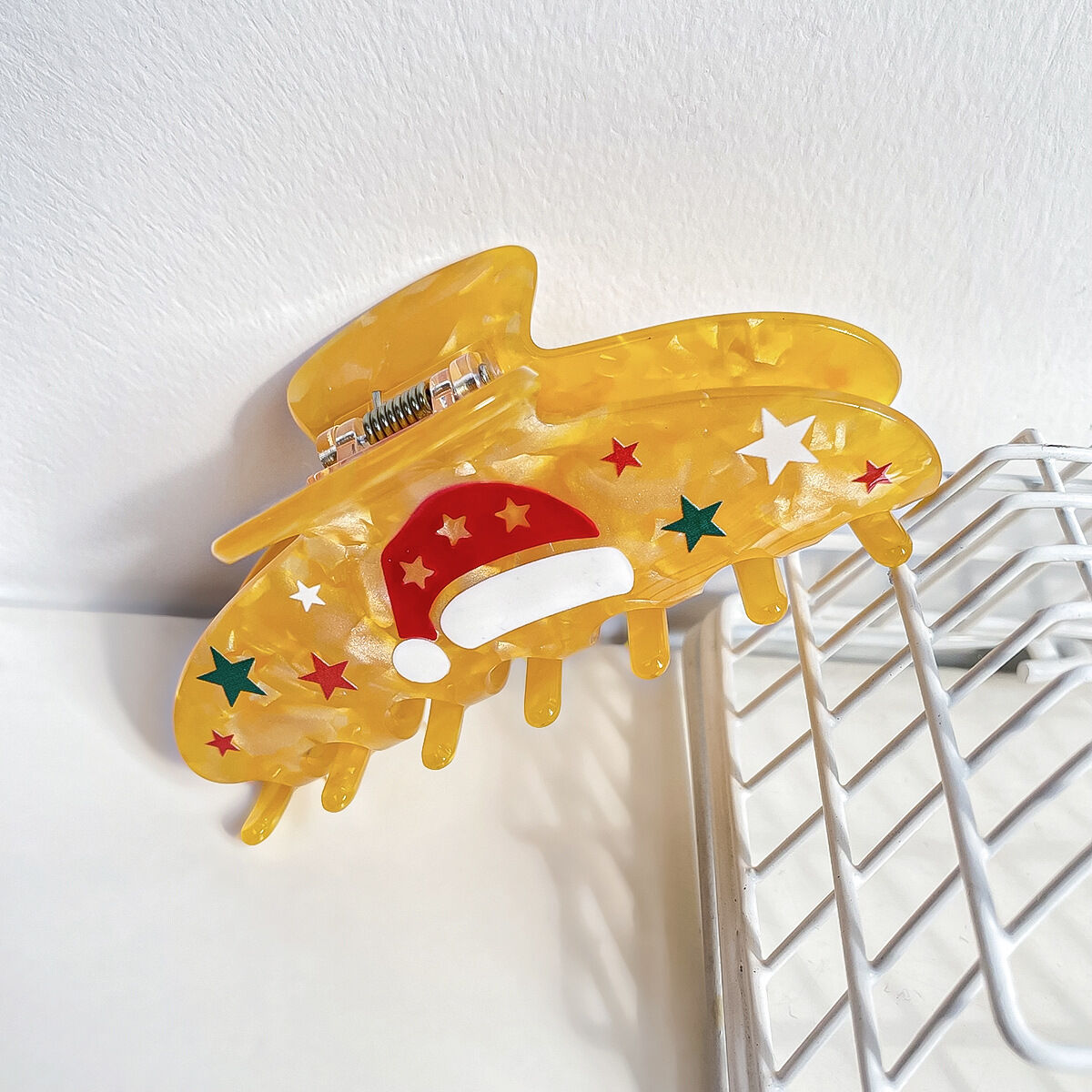 Bright Yellow Christmas Hat 10Cm Picture2