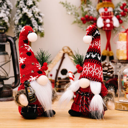 1 stuk kerstdecoratieve pop 2