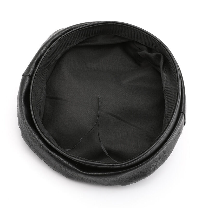 1 Piece Ins Style Solid Color PU Beret h5Picture4